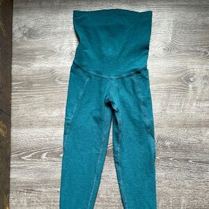 BEYOND THE BUMP BY BEYOND YOGA Maternity Leggings Deep Sea XS